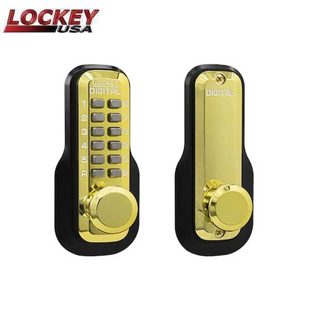Lockey Lockey: M230JB Mechanical Keyless Spring Latch M230-JB